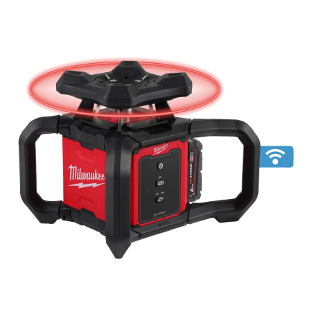 Аккумуляторный ротационный лазерный нивелир Milwaukee M18 RLOH600-201C 4933493191