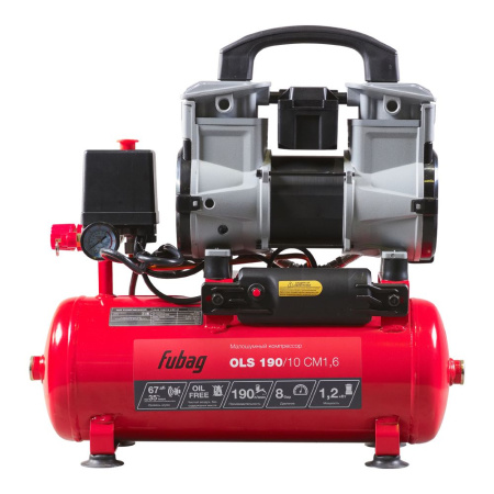 Компрессор безмасляный коаксиальный малошумный FUBAG OLS 190/10 CM1.6 646066
