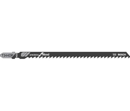 Пилка BOSCH для лобзика T 344 DP Precision for Wood 5 шт.
