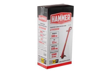 Триммер электрический Hammer ETR300B 641179