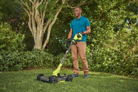 Триммер-газонокосилка RYOBI RY18LMC30A-0 система ONE + 5133005917