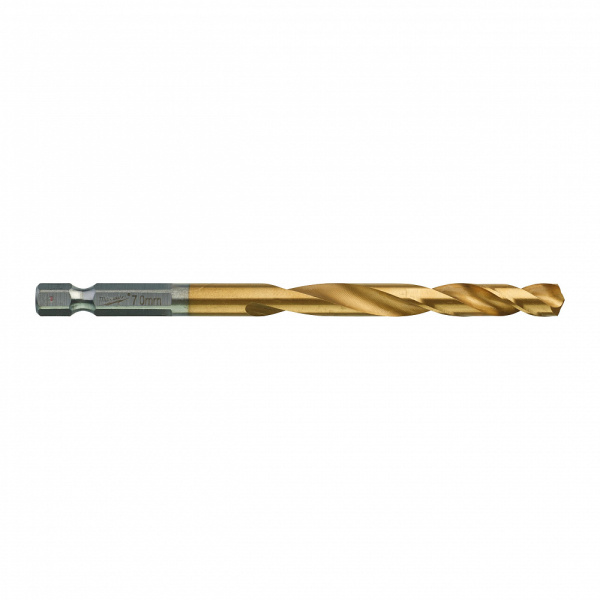 Сверла по металлу Shockwave HSS-G Tin Red Hex. Shockwave HSS-G TiN Red Hex 7 mm - 1 pc 48894717