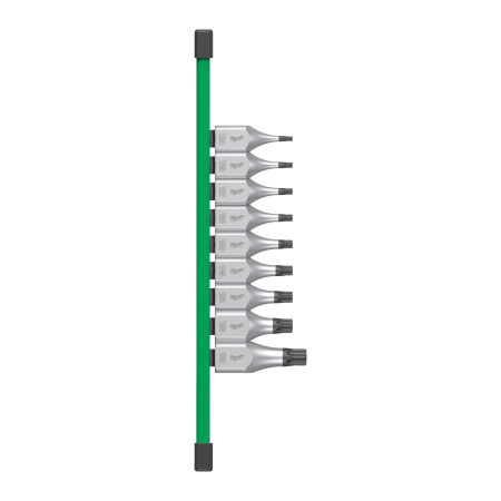 Головки Milwaukee 1/2" TORX набор 9ед. на планке (T20-T60) 4932480822