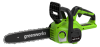 Цепная пила аккумуляторная Greenworks G40CS30IIK4 2007807UB Цепные пилы