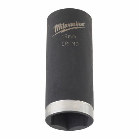 Ударная головка удлиненная 19 mm 3/8" impact socket - long Milwaukee 4932478031