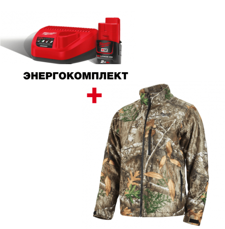 M12™ премиальная куртка с подогревом камуфляж M12 HJ CAMO5-0 (L) (+подарок)