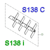 Комплект ножей S138C 597 52 77-01
