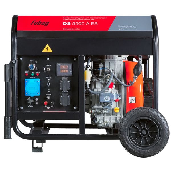 Генератор дизельный FUBAG DS 5500 A ES с электростартером и коннектором автоматики 641694