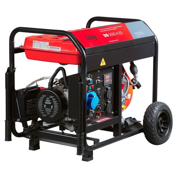 Генератор дизельный FUBAG DS 5500 A ES с электростартером и коннектором автоматики 641694