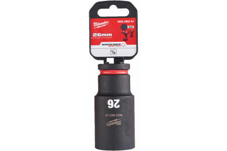 Головка ударная удлиненная Milwaukee ShW 26 мм 1/2" 4932480344