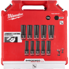 Набор головок ударных удлиненных Milwaukee 1/2" (10 шт) (10, 11, 12, 13, 14, 17, 19, 21, 22, 24) 4932480457