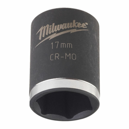 Ударная головка 17 mm 3/8" impact socket - short Milwaukee 4932478016