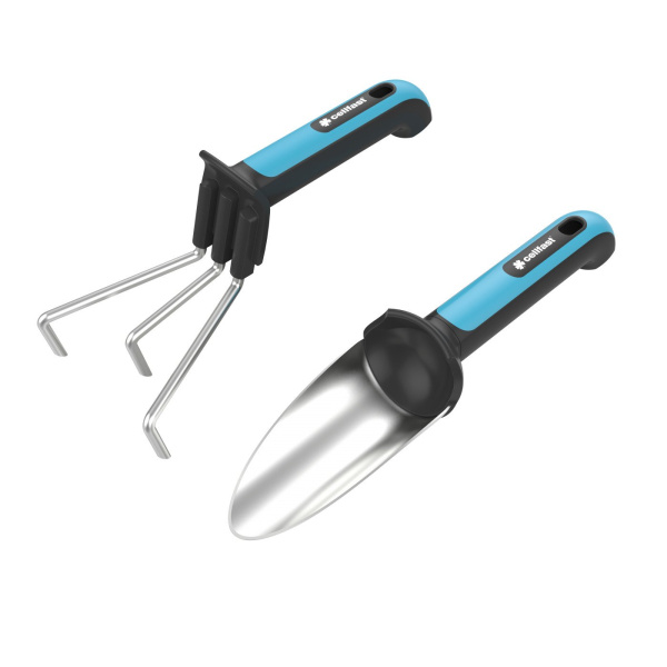 Набор инструментов для ухода за садом Cellfast ERGO (совок, культиватор, перчатки) 42-103