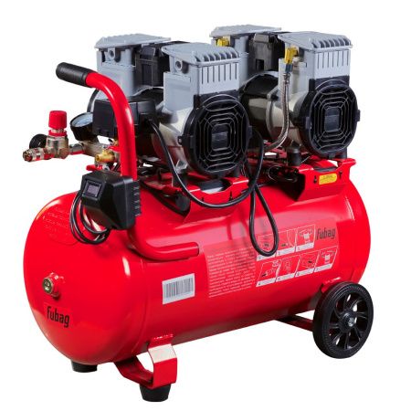 Компрессор безмасляный коаксиальный малошумный FUBAG OLS 500/50 CM2х2 646074