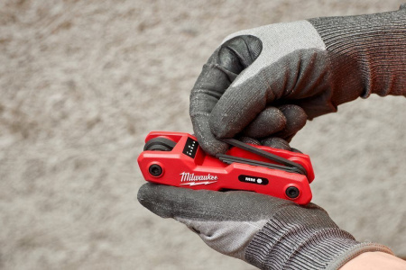 Ключи имбусовые складные метрические Milwaukee (hex) 8 шт 4932480978