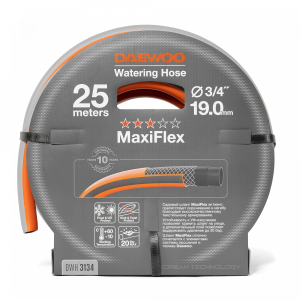 Шланг 3/4 " (19мм) DAEWOO MaxiFlex DWH 3134 25 метров DWH 3134