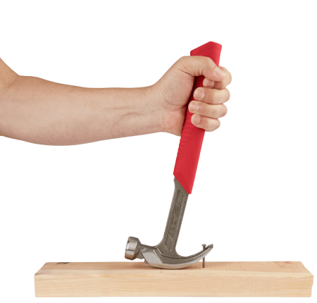 Молоток Milwaukee стальной с закругленным гвоздодером 20 унций/570 грамм (замена для 4932464028) 4932478656