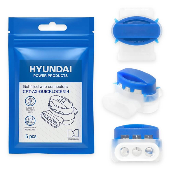 Гелезаполненные соединители проводов HYUNDAI CRT-AX-QUICKLOCK314 CRT-AX-QUICKLOCK314