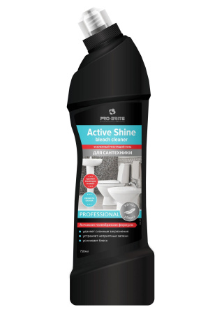 Усиленный чистящий гель для сантехники Pro-Brite Active Shine bleach cleaner