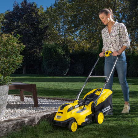 Газонокосилка аккумуляторная Karcher LMO 18-36 Battery Set 1.444-421.0 Аккумуляторная газонокосилка Karcher LMO 18-36 Battery Set