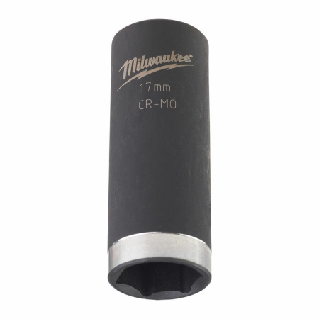 Ударная головка удлиненная 17 mm 3/8" impact socket - long Milwaukee 4932478029