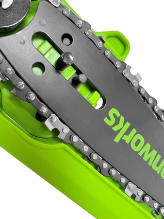 Цепная мини пила аккумуляторная Greenworks 24V GD24CSMNX (1хАКБ 4Ач и ЗУ) 15см 2008707UB Цепные пилы