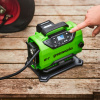Компрессор автомобильный аккумуляторный Greenworks ACG301 24V/12V (без АКБ и ЗУ) 3400807