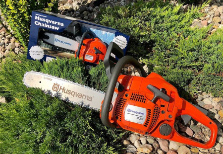 Детская бензопила Husqvarna, звук+работает цепь при нажатии на курок (снят с производства) 522 77 11-01