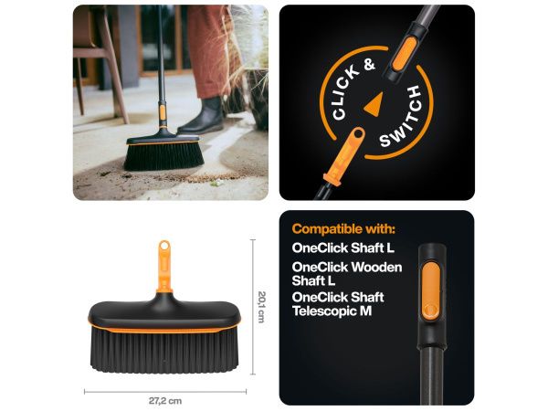 Щетка универсальная FISKARS OneClick 1080701