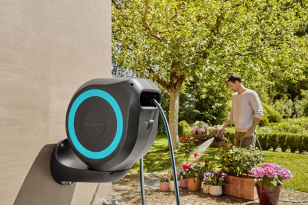 Катушка со шлангом настенная автоматическая Gardena Box RollUp S 18600-20