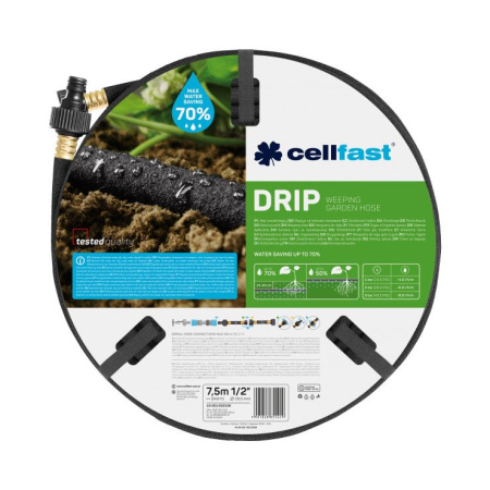 Шланг сочащийся CellfastDRIP 1/2" 7,5 м 19-001N