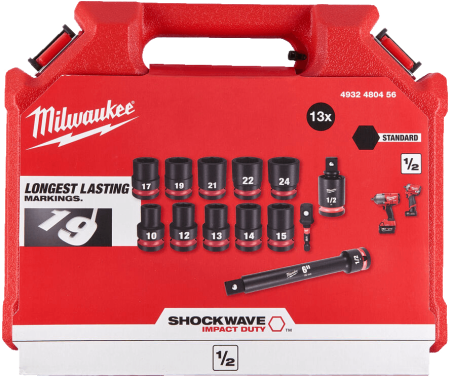Набор ударных головок Milwaukee SHOCKWAVE IMPACT DUTY (13 шт) 4932480456