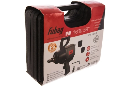 Пневмогайковерт ударный FUBAG IW 1600 3/4 " + набор 100199
