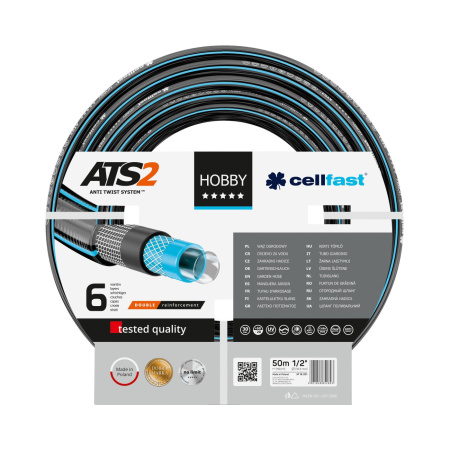 Шланг Cellfast HOBBY 1/2" 50 м 6 слоев 16-201