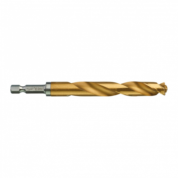 Сверла по металлу Shockwave HSS-G Tin Red Hex. Shockwave HSS-G TiN Red Hex 12 mm - 1 pc 48894727