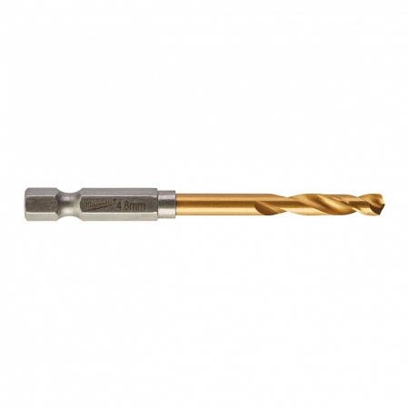 Сверла по металлу Shockwave HSS-G Tin Red Hex. Shockwave HSS-G TiN Red Hex 4.8 mm - 1 pc 48894711