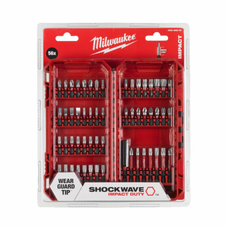 Набор бит Milwaukee Shockwave Impact duty 56 предметов (замена для 4932430907) 4932492006
