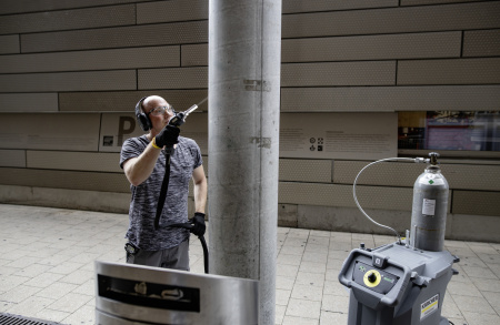 Аппарат для очистки сухим льдом со встроенным генератором сухого льда Karcher IB 10/8 L2P 1.574-200.0