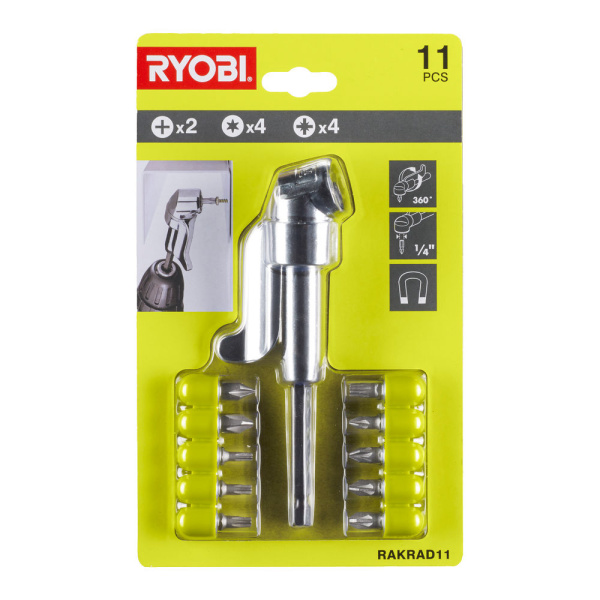 Насадка угловая с битами RYOBI RAKRAD11 5132004834