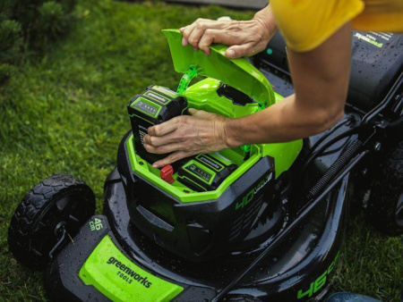Газонокосилка аккумуляторная GreenWorks GD40LM46SP (без АКБ и ЗУ) 2506807 Газонокосилки и сенокосилки