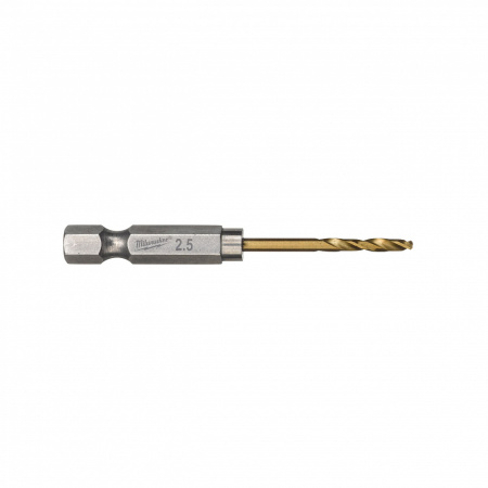 Сверла по металлу Shockwave HSS-G Tin Red Hex. Shockwave HSS-G TiN Red Hex 2.5 mm - 2 pcs 48894704