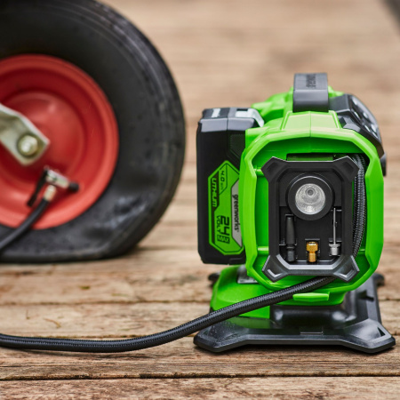 Компрессор автомобильный аккумуляторный Greenworks ACG301 24V/12V (без АКБ и ЗУ) 3400807