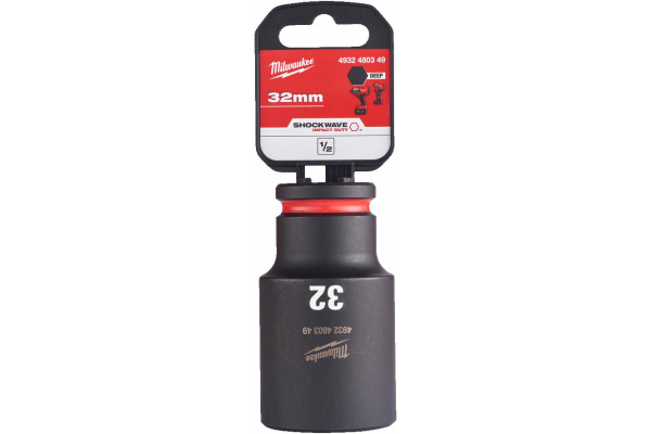 Головка ударная удлиненная Milwaukee ShW 32 мм 1/2" 4932480349