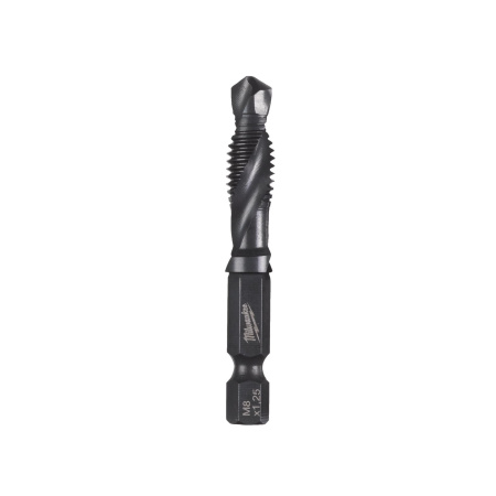 Метчик-сверло Milwaukee HSS-G M8x57мм хвост. 1/4" HEX 4932498265