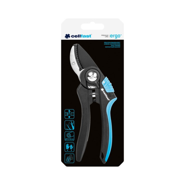 Секатор с наковаленкой Cellfast ERGO 18 мм 41-021