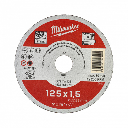 Тонкие отрезные диски по металлу SCS 41 / 125 - серия для ремонтников 4932451479