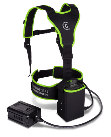 Поясной держатель с переходником для зарядки аккумуляторов Greenworks G82BC 82V 2916107