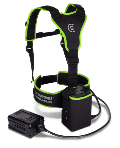 Поясной держатель с переходником для зарядки аккумуляторов Greenworks G82BC 82V 2916107