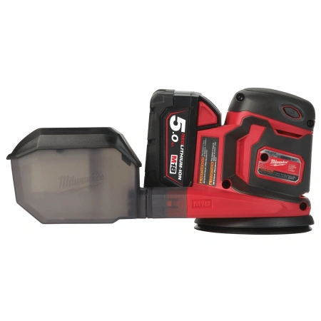 Аккумуляторная эксцентриковая шлифовальная машина Milwaukee M18 BOS125-502B 125мм + M18 ABL-0 В ПОДАРОК! (Арт. PT2509012) PT2509012