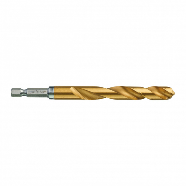 Сверла по металлу Shockwave HSS-G Tin Red Hex. Shockwave HSS-G TiN Red Hex 10.5 mm - 1 pc 48894724